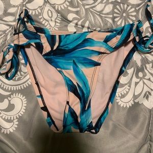 cheeky floral bikini bottom